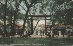 Japanese Village at Ontario Beach Park Postcard