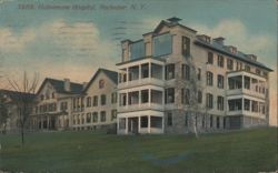 Hahnemann Hospital Building, Rochester, New York Postcard