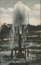 Radium Water Gusher, Claremore, Oklahoma Postcard