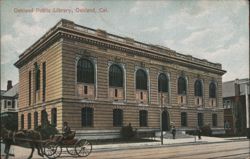 Oakland Public Library Building, California Postcard