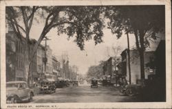 South Broad Street, Norwich, New York Postcard