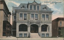Knights of Columbus Club Building Postcard