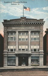 Knights of Columbus Building, Quincy, Illinois Postcard
