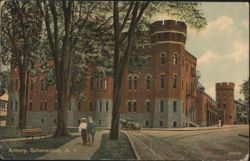 Armory Building, Schenectady, New York Postcard