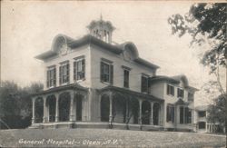General Hospital Building, Olean, New York Postcard