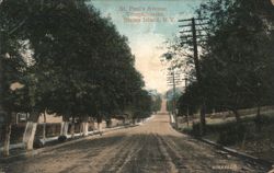 St. Paul's Avenue, Tompkinsville, Staten Island Postcard