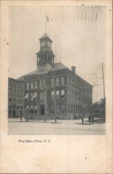 Post Office Building, Olean, New York Postcard