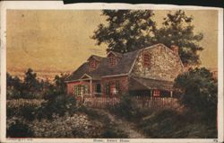 1909 West Hoboken NJ Home Sweet Home Plymouth Coal Ad PC Postcard