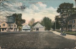 Business Square, G.A. Meyer Confectionery and Lunch Room Postcard