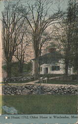Day House, 1752, Oldest House in Winchendon Postcard