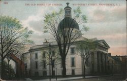 The Old Round Top Church, Weybosset Street Postcard
