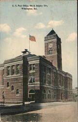 U.S. Post Office, 9th and Shipley Streets Postcard