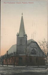 First Presbyterian Church Building Postcard