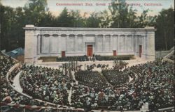 Commencement Day, Greek Theatre Postcard