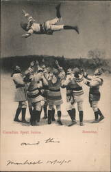 Canadian Sport Series Bouncing Group Activity Postcard