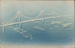Blackwell's Island Bridge, New York City Postcard