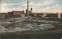 Linoleum Plant Industrial View Postcard