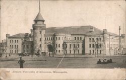 Armory, University of Minnesota, Minneapolis Postcard