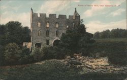 Ruins of Stone Mill near Gasport, New York Postcard