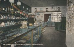 Wrights Jewelry Store Interior Postcard