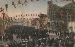 Western Section of the Joy Zone, Panama Pacific Exposition Postcard