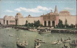 Yacht Harbor and Marina, Panama-Pacific International Expo Postcard