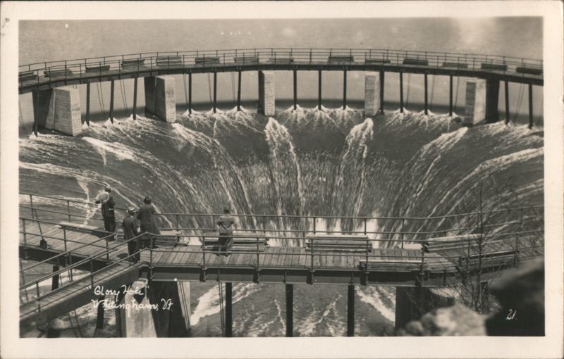 Glory Hole Spillway at Harriman Reservoir Whitingham Vermont