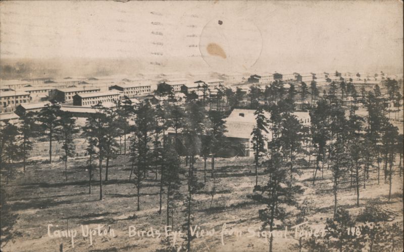 Camp Upton Birds Eye View from Signal Tower Yaphank New York