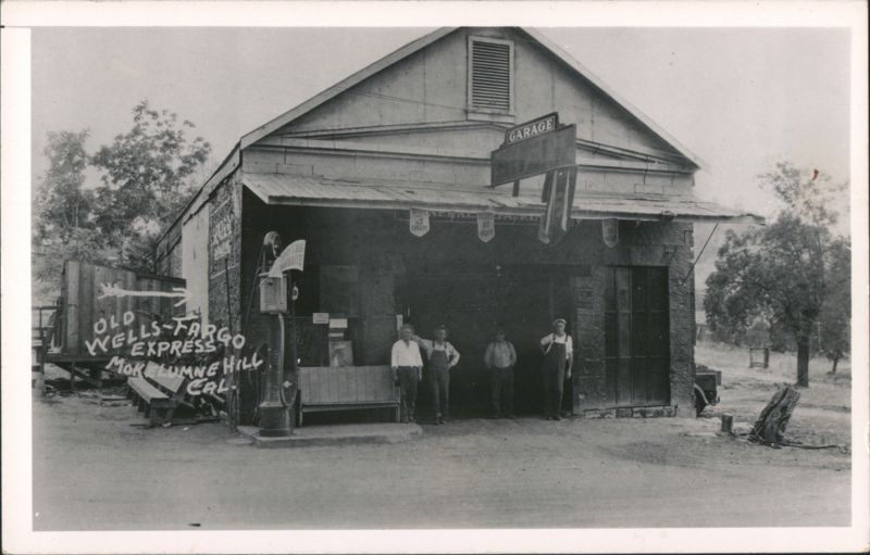 Old Wells-Fargo Express Garage, Mokelumne Hill, California