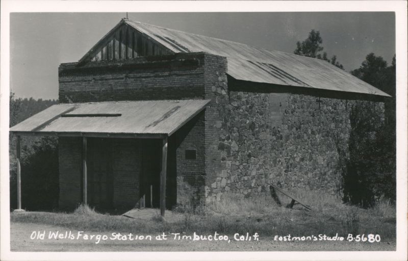 Old Wells Fargo Station at Timbuctoo California