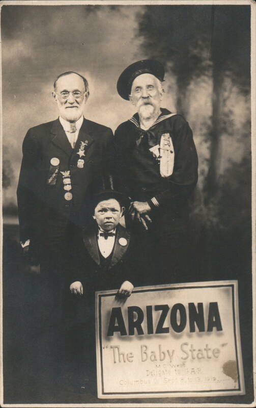Arizona The Baby State Delegate to GAR 1919 Columbus Ohio