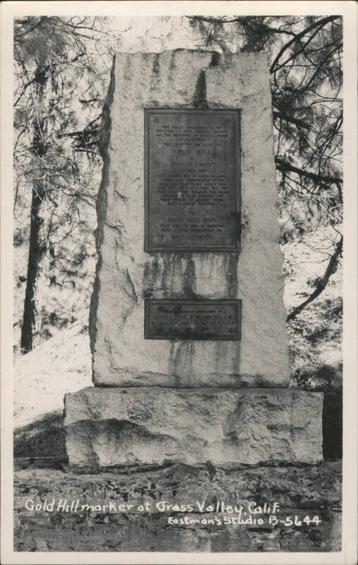Gold Hill Mine Monument, Grass Valley, California