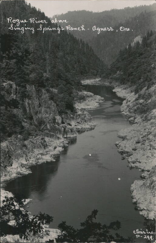 Rogue River above Singing Springs Ranch, Agness, Oregon
