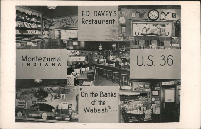 Ed Davey's Restaurant, U.S. 36, Montezuma, Indiana