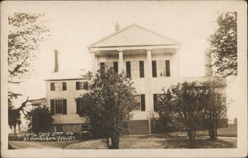 Residence of Colonel Camp, Built 1816 by Commodore Wolsey Sackets Harbor New York