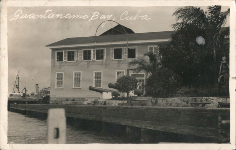 Building with Cannons at Guantanamo Bay Naval Base Cuba