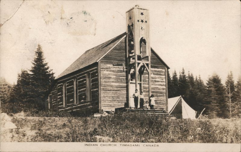 Indian Church in Timagami, Ontario Canada