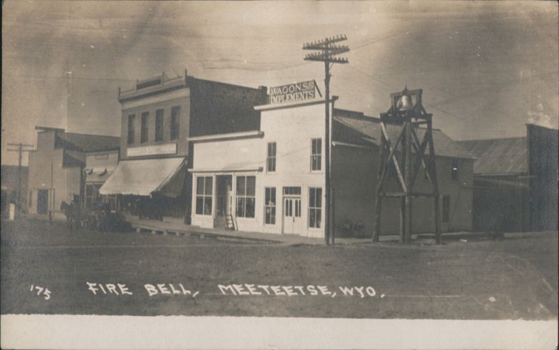 Fire Bell, Shops in Meeteetse, Wyoming