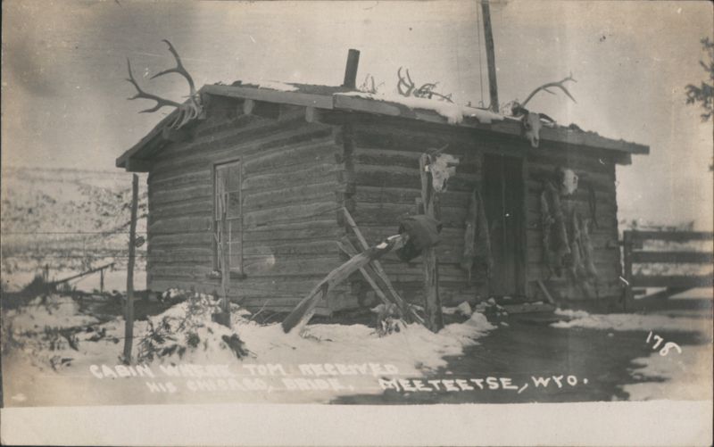 Cabin Where Tom Received His Chicago Bride, Meeteetse, WY Wyoming