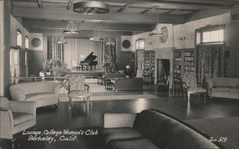 Lounge, College Women's Club, Berkeley California