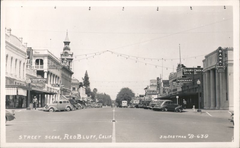 Street Scene, Red Bluff, California
