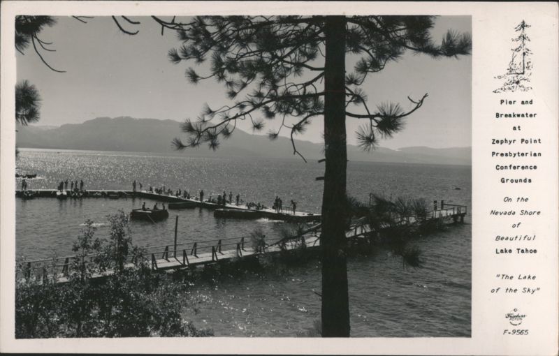 Pier and Breakwater at Zephyr Point Presbyterian Grounds Zephyr Cove Nevada