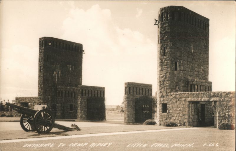 Entrance to Camp Ripley, Little Falls, Minnesota