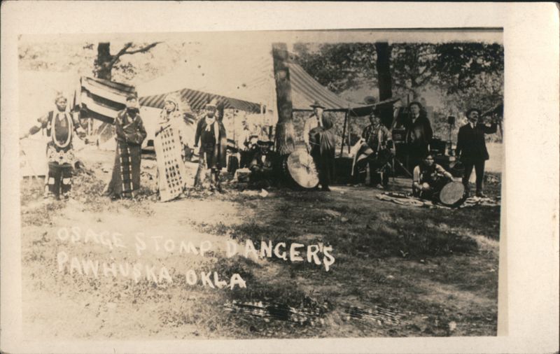 Osage Stomp Dancers in Pawhuska, Oklahoma Native Americana