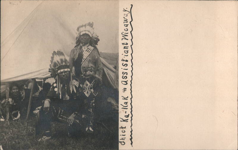 Chief Ka-Kak and Assistant Wicaway Native Americana