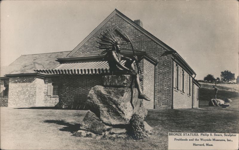 Bronze Statues by Philip S. Sears, Fruitlands Museums Harvard Massachusetts