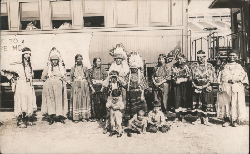 Native American Group at B&O Exhibition Native Americana