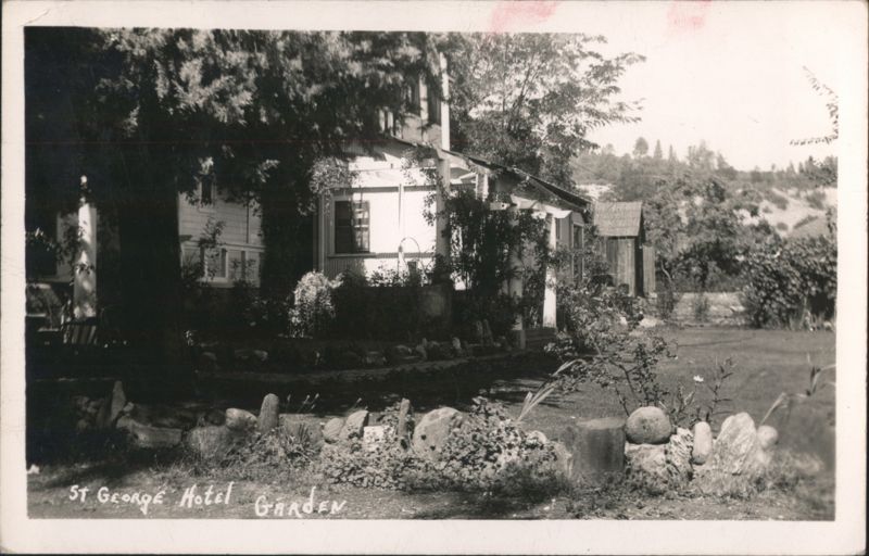 St. George Hotel Garden, Volcano, California