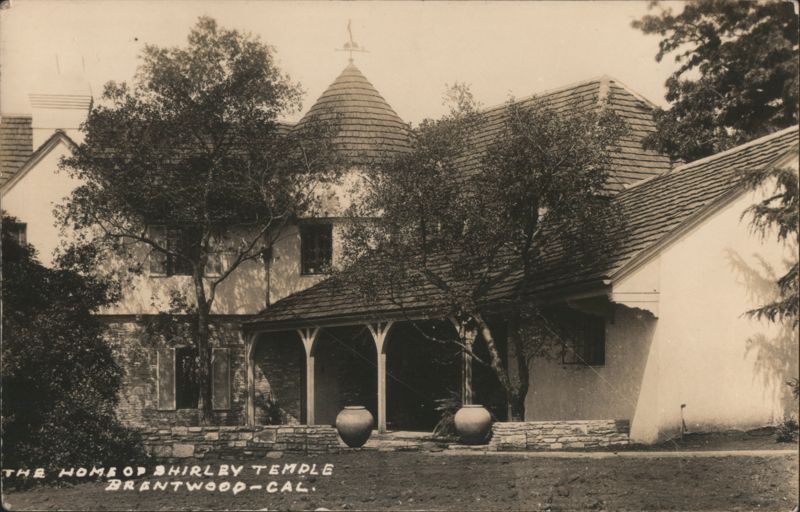 The Home of Shirley Temple in Brentwood, California