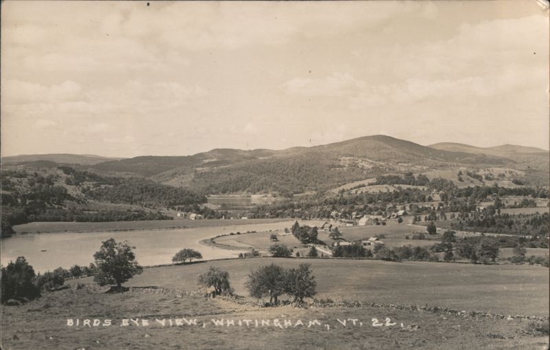 Birds Eye View of Whitingham, Vermont